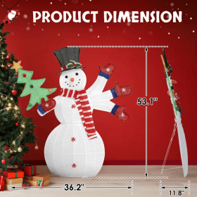 Lighted Snowman Christmas Yard Decorations