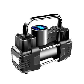 Portable Tire Inflator - Automotive Air Compressor-150 PSl Air Pump with Digital Pressure Gauge, Equipped with LED Light, Suitable for Cars