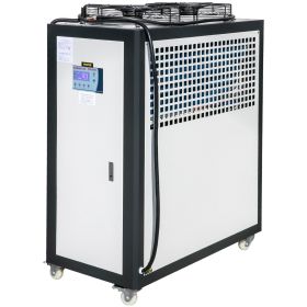 VEVOR Air-Cooled Chiller Industrial 5 Ton, 5HP Panasonic Compressor, Finned Condenser Portable Conditioner